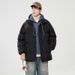 New Winter Thickened Short Coat Youth Outerwear Trendy Men's Cotton Padded Jacket With Hood Korean Style_viptrois.com