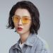 Fashionable Internet Celebrity Same Style Polarized Sunglasses For Women 6114 Korean Round Frame Sunglasses_viptrois.com