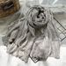 Unisex Scarf Women's striped shawl naturally wrinkled men's scarf_viptrois.com