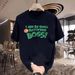 2025 Summer Loose Men And Women Pullover 100% Cotton Short Sleeve T-shirt_viptrois.com