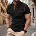 Summer 2025 New Men's Short-sleeved T-shirt With Quick-drying Casual Polo Shirt For Men_viptrois.com