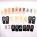 0 3 years old baby socks cross border medium tube parent child socks cotton socks sole letter dotted creative floor socks_viptrois.com