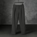 Men's Lightweight Straight Fit Dress Pants - Summer Breathable Polyester Trousers With Wrinkle-Free Technology (Black, Charcoal, Beige, Khaki, Brown)_viptrois.com