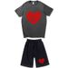 Men's Clothing Casual T-Shirt Shorts Suit Short-Sleeved Suit_viptrois.com