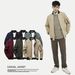 Men's Stand Collar Jacket - Lightweight Windproof Polyester Zip Coat For Spring & Autumn (Black, Navy, Burgundy, Khaki, Army Green, Grey) - M-7XL_viptrois.com