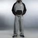 Men's Clothing 26 Spring New Arrival US Letter Print Color Block Hoodie Set Retro Casual Sweatshirt Set_viptrois.com