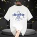 【DORAE】2026 Unisex T-shirt (100% Cotton) White ("โค้ตแต่กับกู" Print & Color Block Print) – Casual Style For Friend Gathering_viptrois.com