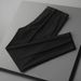 Luxury Men's Slim Fit Business Casual Trousers Tapered Leg High End Trendy Straight Leg Suit Trousers For Autumn_viptrois.com