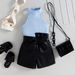 Baby clothes Two-piece lederhosen suit for kids and girls_viptrois.com