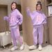 Girls' Hoodie Spring And Autumn 2023 New Western-style Women's Clothing Children's Autumn Edition Loose Two-piece Set_viptrois.com