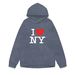Cross-Border Travel Commemorative Love New York I LOVE NY Pullover Hoodie American Style Letter Print_viptrois.com