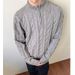 Men's Half-Zip Sweater – Cable Knit Oversized Pullover (M-XXXL, Vintage-Inspired Unisex Design For Couples & Streetwear)_viptrois.com