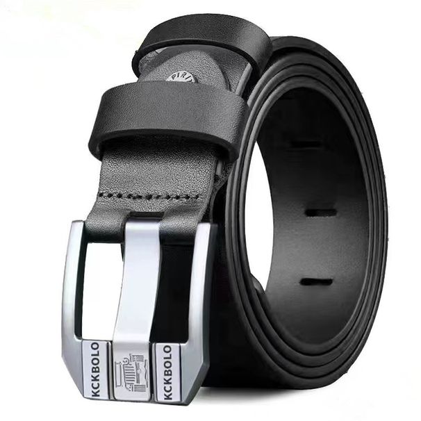 Fashionable High-Quality Men's Belt Genuine Leather Bussines Women Belt And Gentlemen Premium Quality Belt For Men_viptrois.com