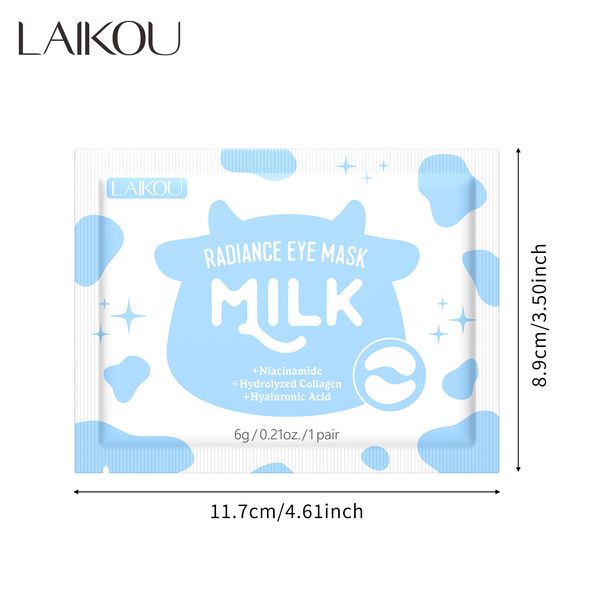 New Product LAIKOU Milk Moisturizing Eye Mask 6g Moisturizing Eye Mask_viptrois.com