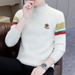 New Autumn And Winter Knitwear For Men, High-quality Mink Fur Sweater For Warmth, Semi High Neck Base_viptrois.com