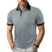 2026 Men's Loose Collar Long-Sleeved Stretch Cotton Shirt With Ribbed Sleeve Opening For Casual Wear - Buttoned Men's Fashion Shirt_viptrois.com