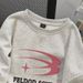 Pure Cotton American Retro Printing Crew Neck Hoodless Sweater 2025 Autumn New Loose High-end Lazy Style Top_viptrois.com