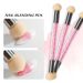 1PC Rhinestone Handle + 6PCS Sponge Head Nails Art Brushes Gradient Shading Pen Dotting Brush Painting Manicure Accessories Tool_viptrois.com