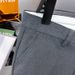 Men's Clothing New Dark Gray Casual Pants Simple Small Foot Business Men's Slightly Elastic Trousers _viptrois.com