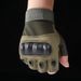 Half Finger Protective Gloves Male Outdoor Sports Wolf Warrior Tactical Training Military Fans Anti-slip Wear-resistant_viptrois.com
