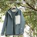 Unisex Lightweight Stand Collar Jacket - Color-Block Fleece Lined Midlayer For Outdoor & Urban Wear (Green, Gray, Navy, Red, Black)_viptrois.com