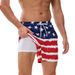 New Men's Beach Pants Quick-Drying Double-Layer Swim Pants Printed Casual Sports Shorts_viptrois.com
