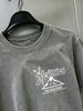 100% Cotton Washed Vintage Men's 3-Pack T-shirts Mounties The Wild West Text Print Crew Neck Short Sleeve Casual Tops In Gray Brown Light Gray_viptrois.com