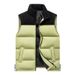 Men's Corduroy Vest Winter Casual Sleeveless Jacket With Color Blocking, Lightweight Warm Layering Piece For Everyday Wear (S-5XL)_viptrois.com