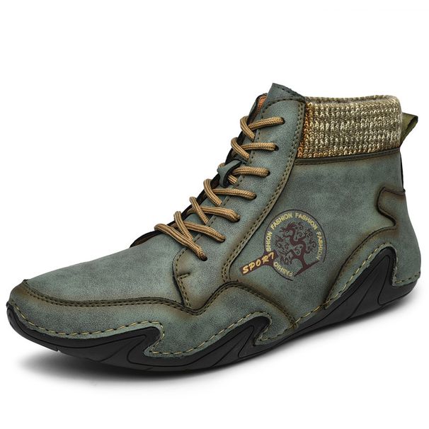 Men's Shoes Casual Fashion Men's Tooling Large Size Medium Sew Bottom Men's Martin Boots Men's Warm Shoes_viptrois.com