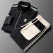 Men's Clothing Light Luxury Autumn Blue Casual Sports Suit Men's Two Piece Suit Fashion Trend Side Stripes Wear_viptrois.com