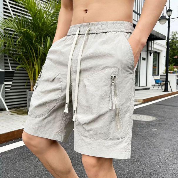 Men's Summer Sports Shorts Trendy Versatile Five Point Casual Loose Workwear Plus Size New American Style_viptrois.com