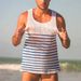 Men's Clothing Men's Knitted Sleeveless Vest Casual Vacation Striped Contrast Color Men's Tops Summer_viptrois.com