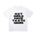 Men's 230G 100% Cotton T Shirt With English Slogan Print Logo Trendy Pullover_viptrois.com