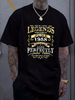 Legend Born In June 1958 65th Birthday Tee 65 Years Old T-Shirt Gift For Men Soft Slightly Designer Clothes Graphic Casual Top For Everyday Wear_viptrois.com