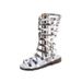 Girls' Gladiator Sandals - High Top Roman Studded Sandals | Summer Fashion Footwear_viptrois.com