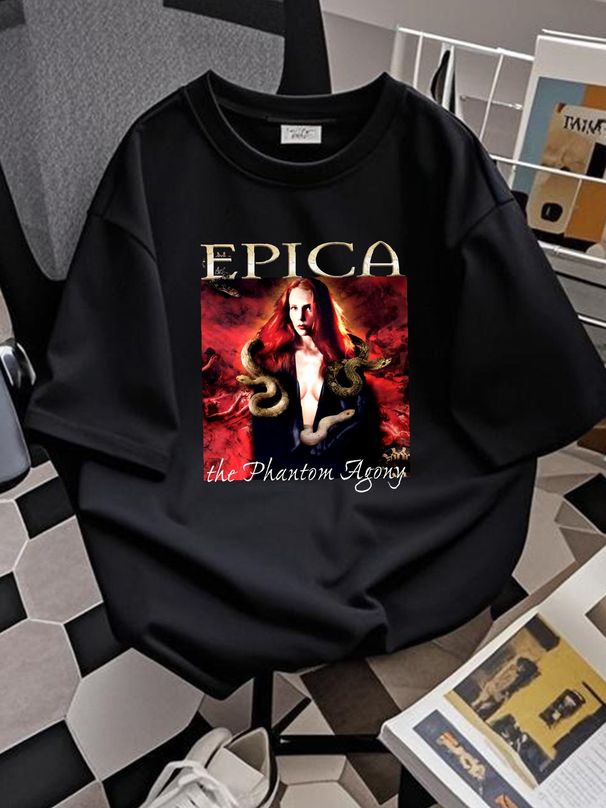 The Phantom Agony - Epica T-Shirt Unisex Cotton Short Sleevee S To 4XL T2103 Streetwear Top For Everyday Wear Designer Clothes Breathable_viptrois.com
