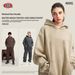 Pure Pure BE Clothing 2025 Autumn Winter Foreign Trade Trendy Brand Cool Heavyweight Washed Retro Hoodie Men's Fleece Lined Hooded_viptrois.com