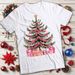 Mens And Womens Pink Christmas Tree T-Shirt Mens Womens Tees Top Tee #MC_viptrois.com