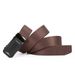 Men's Belts Men's Leather Belt Wholesale Acrylic Toothless Automatic Buckle Canvas Belt Nylon Casual Braided Pants Belt_viptrois.com