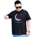 Large Size Men's Spring And Summer New Short-sleeved T-shirt Men's Black Thin Elastic Casual V-neck T-shirt Men's Middle-aged And Young Clothes_viptrois.com