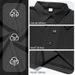 Men's Summer Cooling T-Shirt – Breathable Nylon Short Sleeve Polo, Moisture-Wicking & Uv Protection, Casual & Business Wear_viptrois.com
