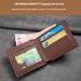 Short Men's Thin Business Leisure PU Wallet, Trendy And Personalized Soft Leather Wallet_viptrois.com