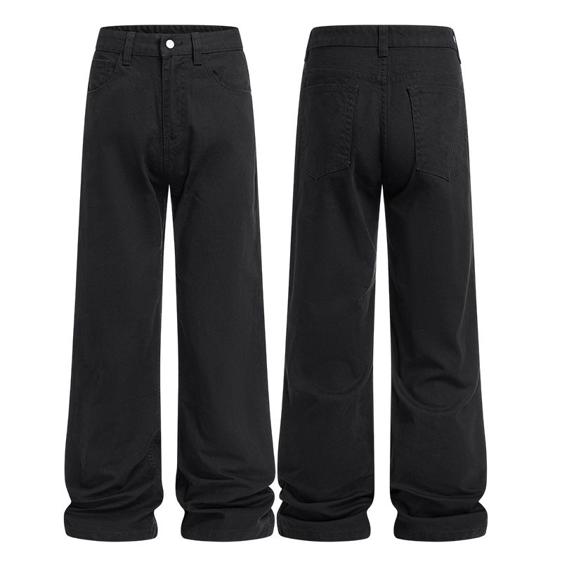 Men's Casual Khaki Chino Pants – Relaxed Straight Fit Utility Trousers With Streetwear Edge & All-Season Comfort_viptrois.com