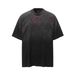 Men's Clothing Jiayiku Men's Clothing 2025 New American Street Fashion Brand Niche Tee Heavy Washed Cut Erosion T Shirt Short Sleeve_viptrois.com