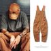 Men's Clothing Overalls men's Internet celebrity loose straight one-piece overalls versatile ripped retro casual jeans trendy_viptrois.com
