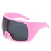 Futuristic Wraparound Sunglasses - Unisex Oversized Shield Design | Polarized UV400 Protection & Anti-Blue Light Technology_viptrois.com