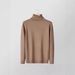 Turtleneck Sweater Men's Winter Solid Color Casual Inner Lining Line Coat Japanese Trend Simple Handsome Pullover Knitted Sweater_viptrois.com