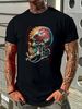 T-shirt 3D Rock Chang Original Antichrist Skull Glow In The Dark Unisex Comfortable Streetwear Top For Everyday Wear Versatile Summer Homme_viptrois.com