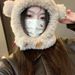 Plush Thick Bear Balaklafa Children's Ear Protection, Warm Baotou, Autumn and Winter Big Head Circumference, Knitted_viptrois.com