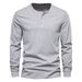 boy Foreign Trade Autumn New Men's Casual European Size Round Neck Long Sleeve T-Shirt Slim Fit Sports Base Shirt Top_viptrois.com